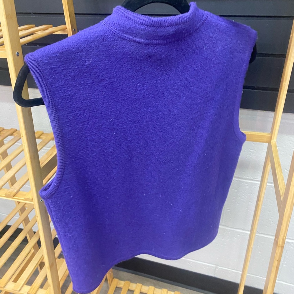 Pendleton Royal Purple Wool Vest - Picture 2 of 3